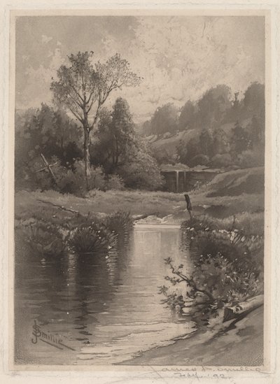 Un vieux barrage près de Montrose - James David Smillie