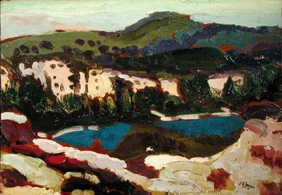 La piscine bleue, Dorset - James Dickson Innes