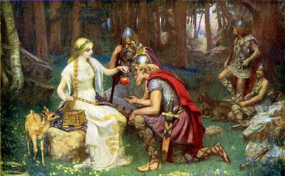 Déesse Idunn et les pommes de jouvence - James Doyle Penrose