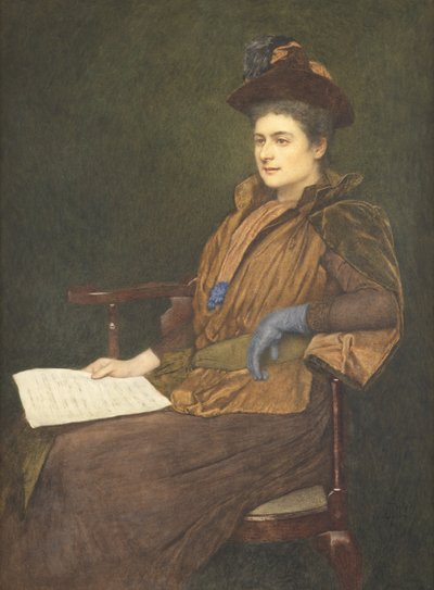 Mlle Agnes Ashbee, 1890 - James Dromgole Linton
