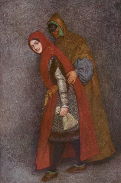 Le Marchand de Venise de Shakespeare : Lorenzo et Jessica - James Dromgole Linton