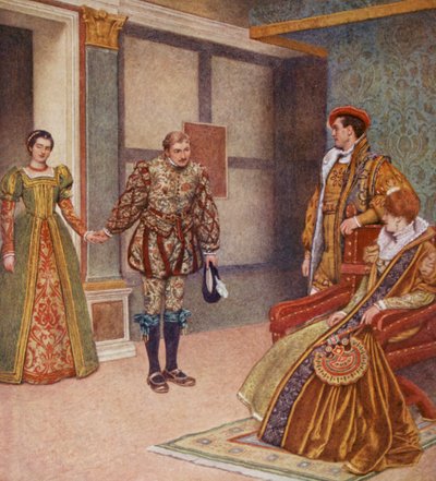 Le Marchand de Venise de Shakespeare : Portia, Bassanio, Gratiano et Nerissa - James Dromgole Linton