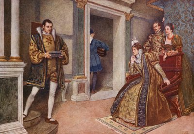 Le Marchand de Venise de Shakespeare : Portia, Bassanio, Nerissa et Gratiano - James Dromgole Linton