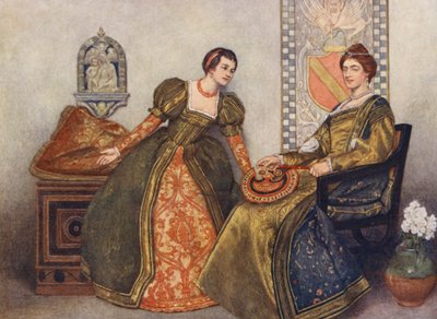 Le Marchand de Venise de Shakespeare : Portia et Nerissa - James Dromgole Linton