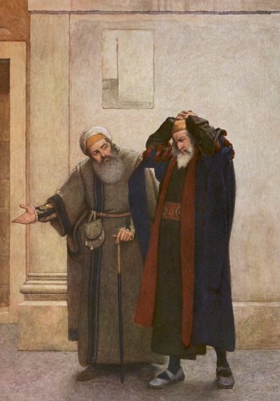 Le Marchand de Venise de Shakespeare : Shylock et Tubal - James Dromgole Linton