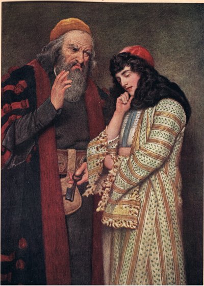 Shylock et Jessica, illustration de 