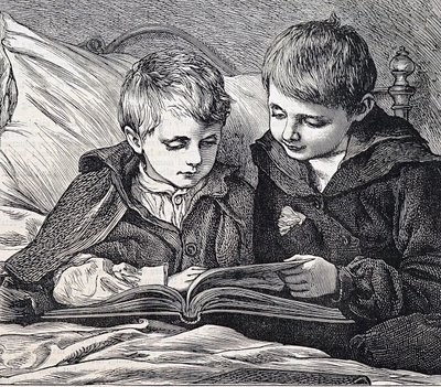 Illustration représentant des frères - James Dromgole Linton