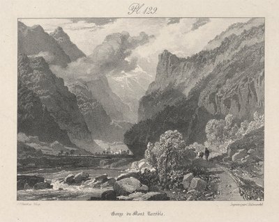 Gorge du Mont Terrible - James Duffield Harding