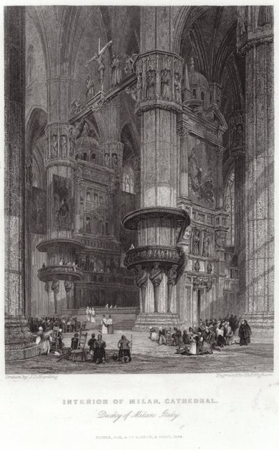 Intérieur de la Cathédrale de Milan - James Duffield Harding