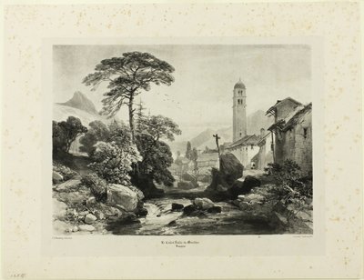 Le Casset ; Vallée du Monetier - James Duffield Harding