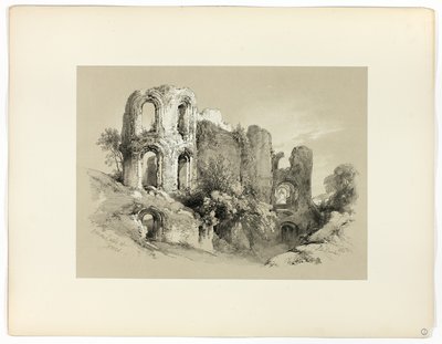 Thermes romains à Trèves, de Sélections pittoresques - James Duffield Harding