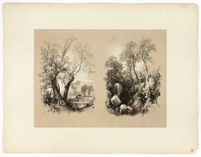 South Brent, de Sélections pittoresques - James Duffield Harding