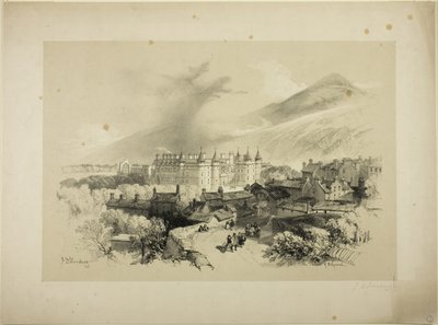 Le palais de Holyrood - James Duffield Harding