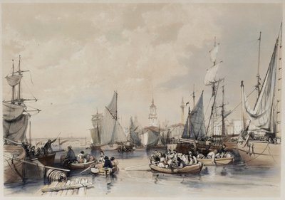 Le Port de Londres, 1834 - James Duffield Harding