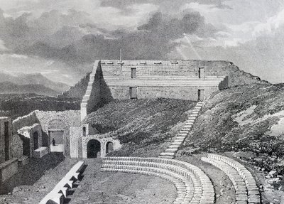 Théâtre Tragique, 1828 - James Duffield Harding