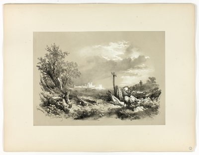 Château de Tynemouth, de Sélections Pittoresques - James Duffield Harding