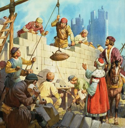 Construction du château - James Edwin McConnell