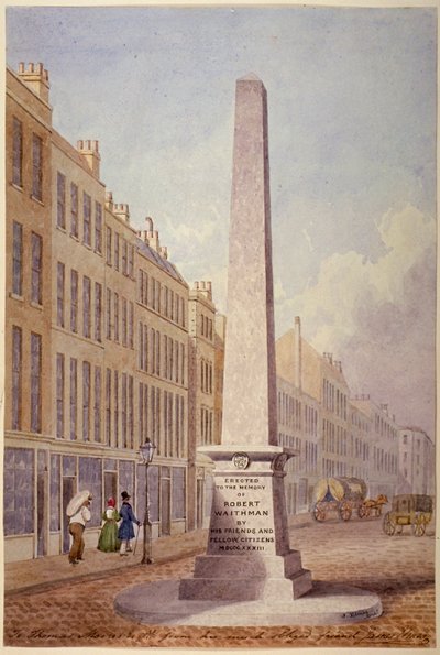 Monument à la jonction de Farringdon Street et Fleet Street, Londres - James Elmes