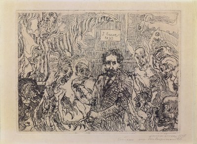 Démons me taquinant - James Ensor
