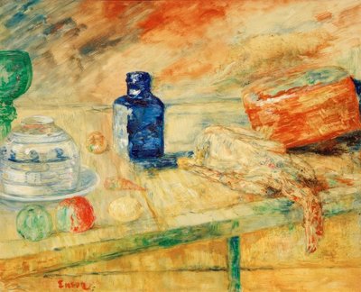 Le flacon bleu - James Sidney Ensor