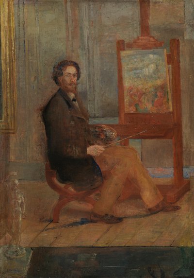 Ensor à son chevalet - James Ensor