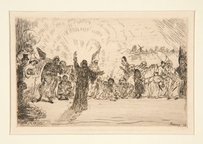 Le Christ aux mendiants - James Ensor