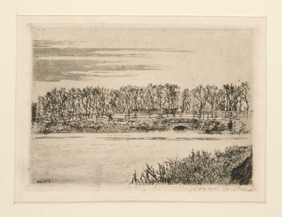 Le pont du bois à Ostende - James Ensor