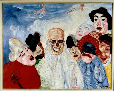 Les masques et la mort, 1897 - James Ensor