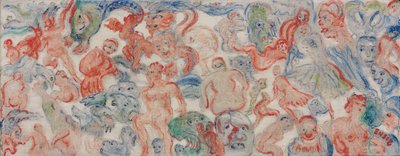 Monstres entrelacés décousus, entrelardés (A) - James Ensor