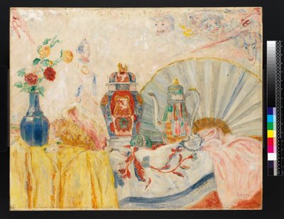 Nature morte avec poterie chinoise - James Ensor