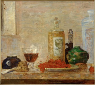 Nature morte avec des cerises - James Sidney Ensor