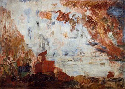 La Tentation de Saint Antoine, par James Ensor (1860-1949), huile sur toile - James Ensor