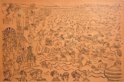 Le Bain à Ostende - James Ensor
