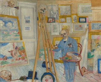 Le peintre de squelettes - James Ensor