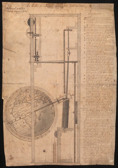 Une machine pour montrer les mouvements de la terre et les phases de la lune - James Ferguson