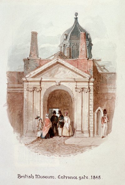 Musée britannique, porte d