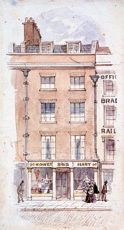 Howes et Hart, Fleet Street, Londres, vers 1820 - James Findlay
