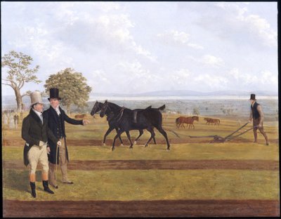 Sir Charles Morgan au concours de labour de Castleton - James Flewitt Mullock