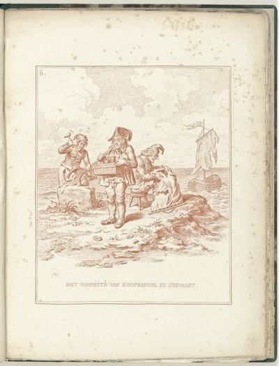 Comité de Commerce et de Navigation, 1795 - James Gillray (possibly)