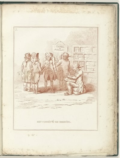 Comité des Comptes, 1795 - James Gillray (possibly)