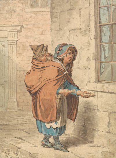 Un crieur de rue de Londres - James Gillray