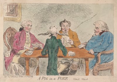 Un cochon dans un sac, Chut, Chut, pub. 1788 - James Gillray