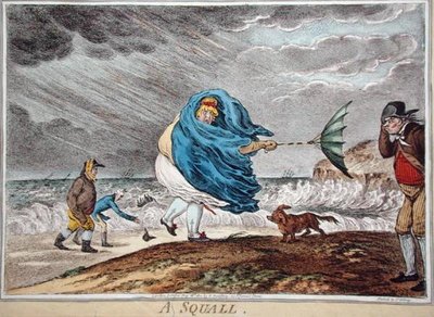 Une rafale - James Gillray