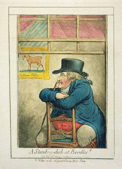 Un plat à Boodles, publié par Hannah Humphrey - James Gillray