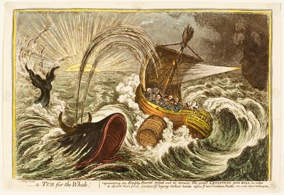 Une baignoire pour la baleine ! - James Gillray