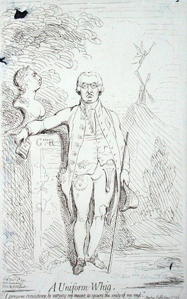 Un whig uniforme - James Gillray