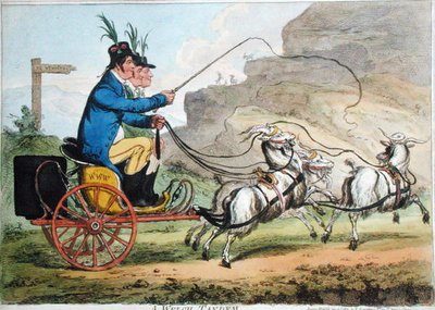 Un tandem gallois - James Gillray
