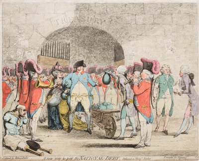 Une nouvelle façon de payer la dette nationale - James Gillray