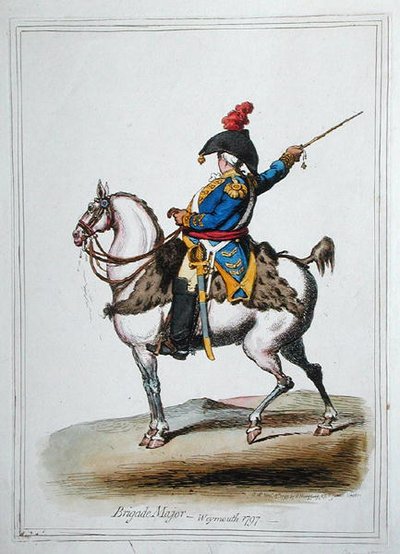 Major de brigade - James Gillray
