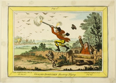Cockney Sportsmen Shooting Flying - James Gillray